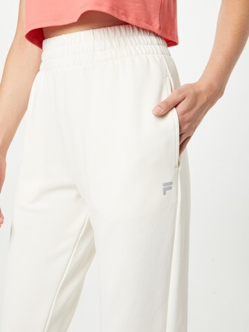 FILA Tapered Workout Pants 'CAEN' in White