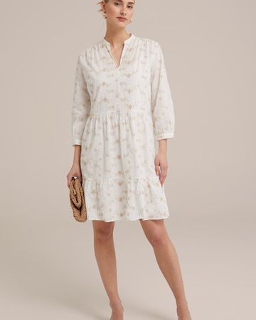 Abito camicia di WE Fashion in bianco: frontale