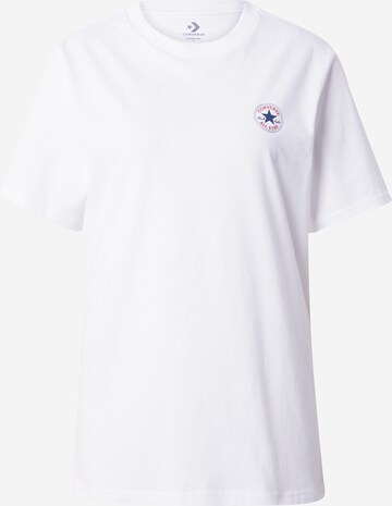 T-shirt CONVERSE en blanc : devant