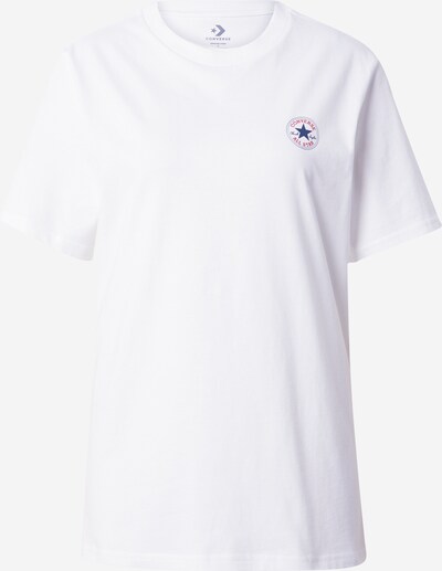 CONVERSE T-Shirt in navy / rot / weiß, Produktansicht
