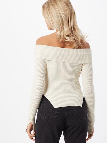 Gina Tricot Sweater 'Ofelia' in White