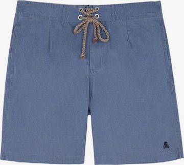 Scalpers Board Shorts 'Delavé' in Blue: front