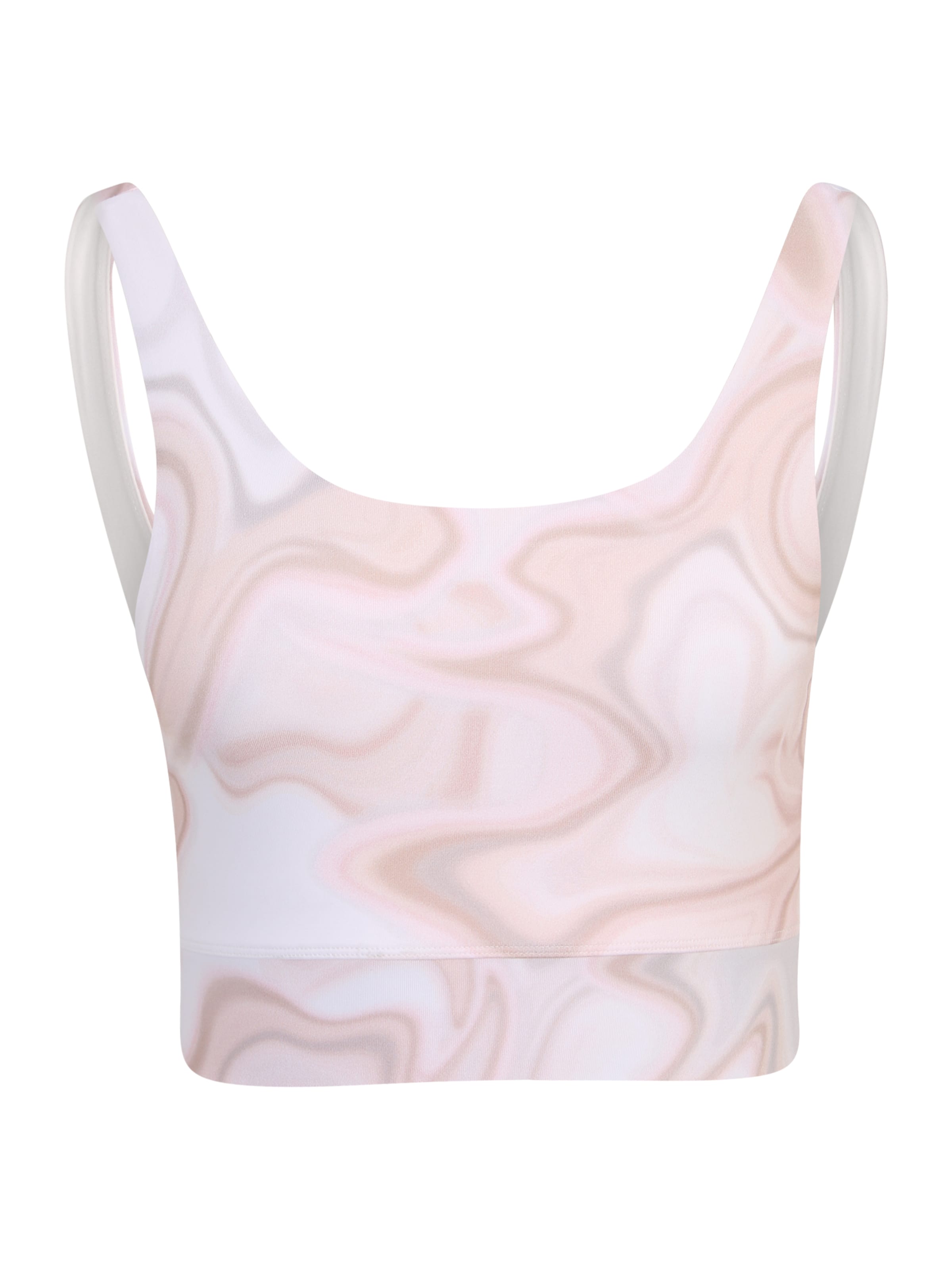 Bustier Soutien-gorge de sport Hey Honey en gris : devant