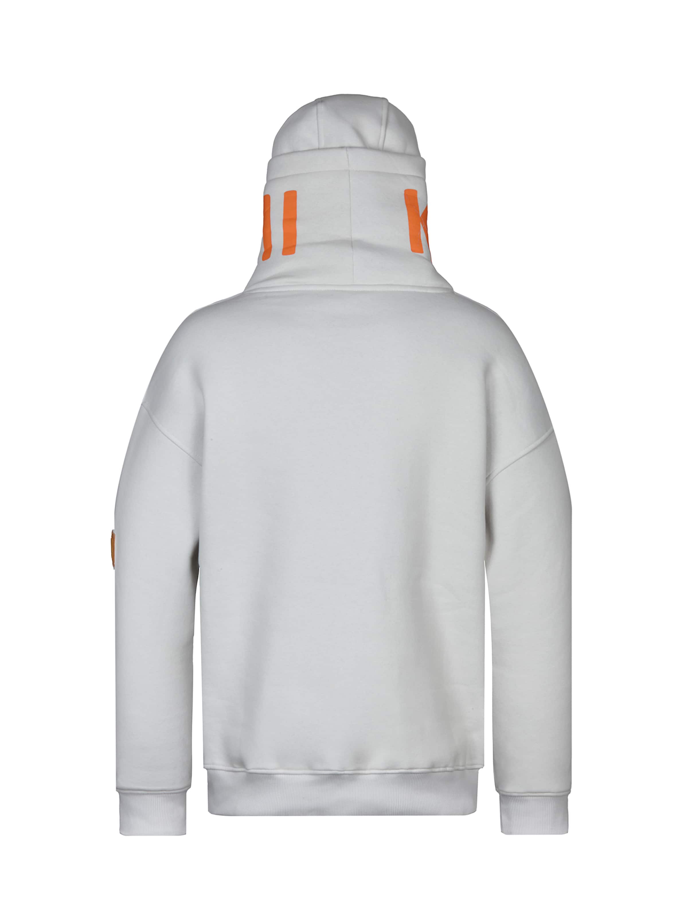 Koyumi Sweatshirt 'Break Your Neck' in Grey