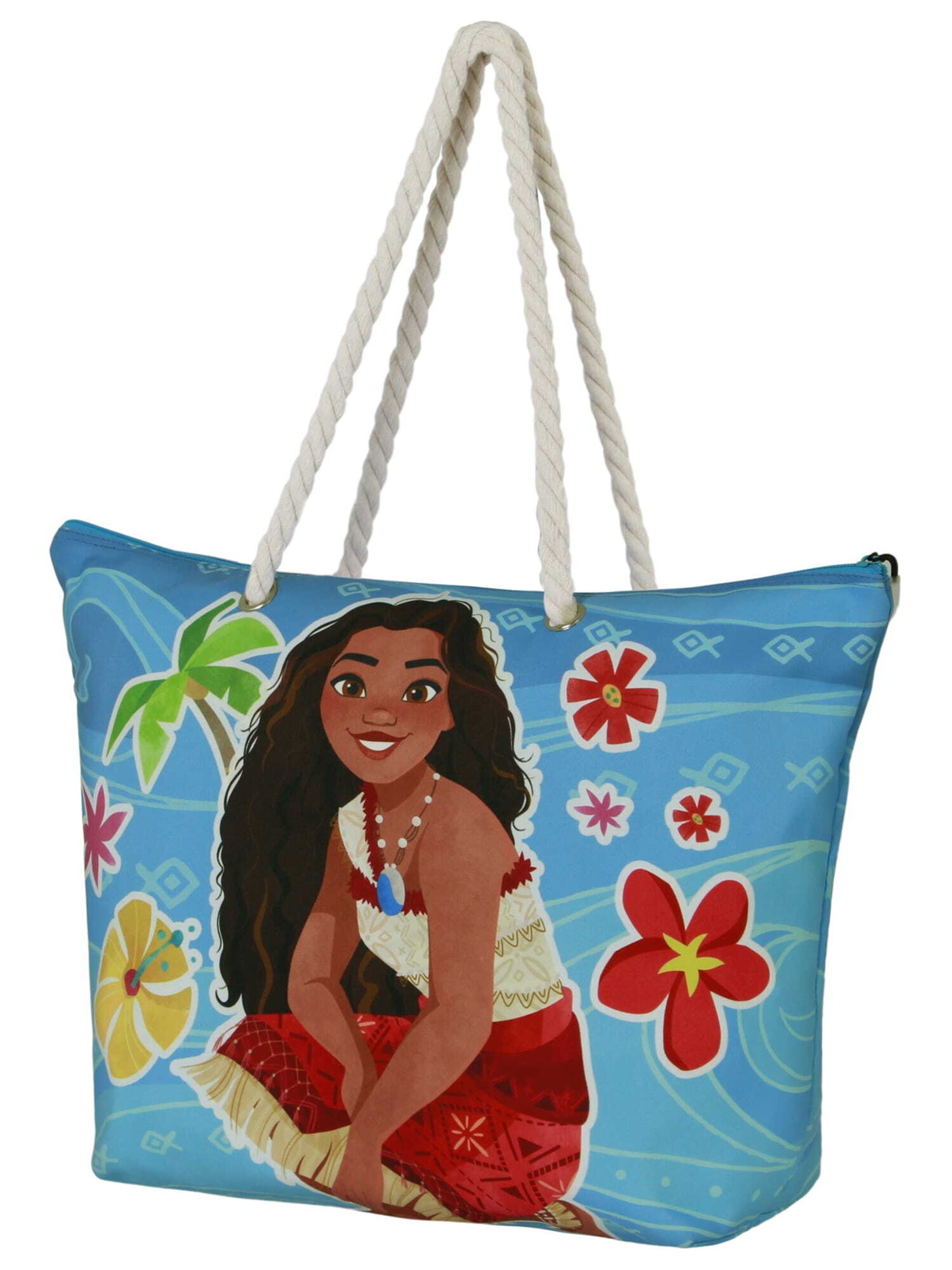 DISNEY Strandtasche 'Vaiana' in Blau: Vorderseite