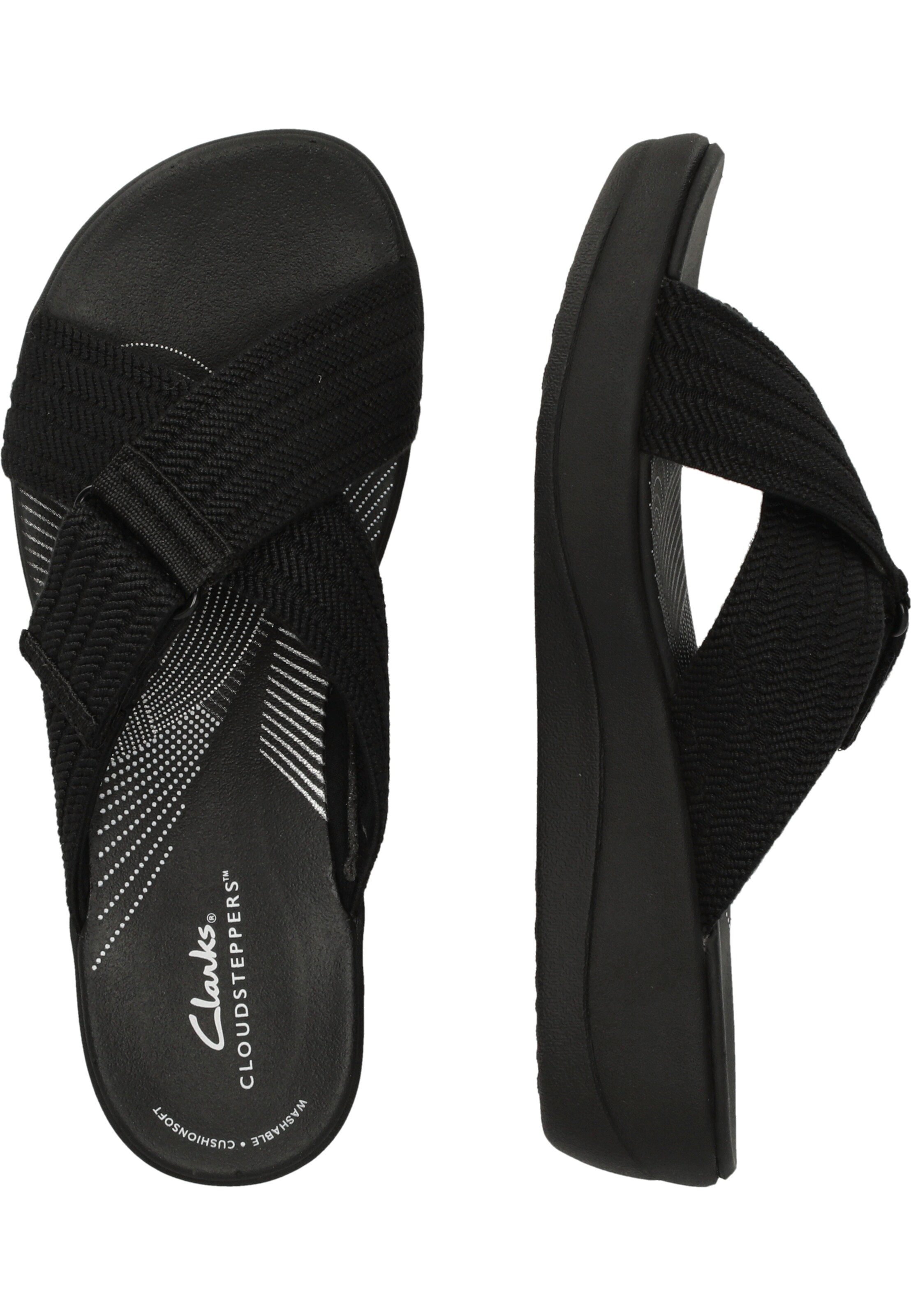CLARKS Sandals 'Arla Wave' in Black