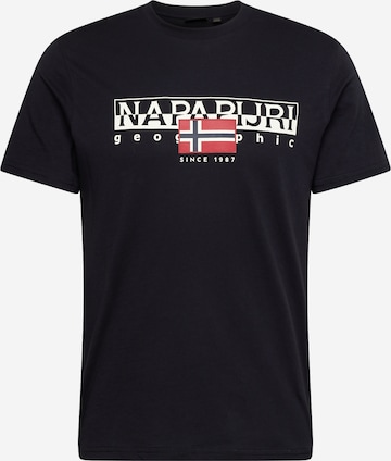 NAPAPIJRI Shirt 'S-AYLMER' in Zwart: voorkant