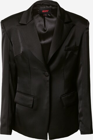 Misspap Blazer in Black: front