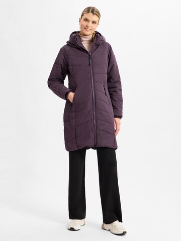 Ragwear Wintermantel 'Dizzie' in Lila: voorkant