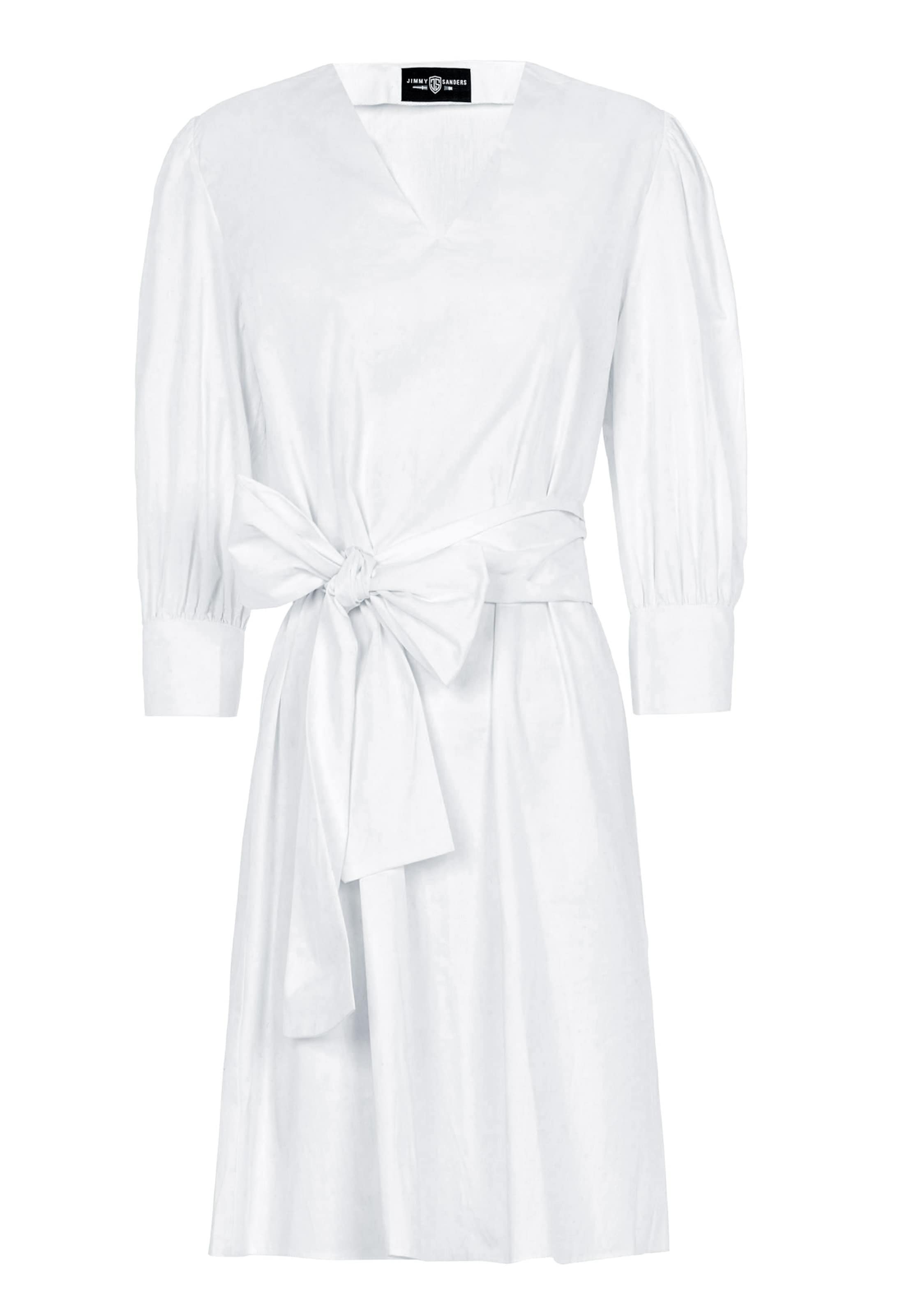 Jimmy Sanders Φόρεμα σε λευκό: μπροστά