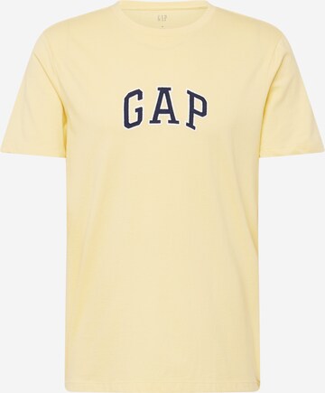 T-Shirt GAP en jaune : devant