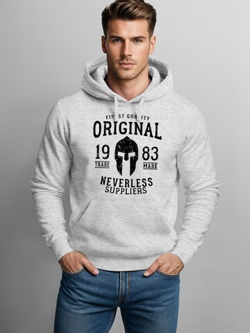 Neverless Sweatshirt 'Gladiator' in Grey: front