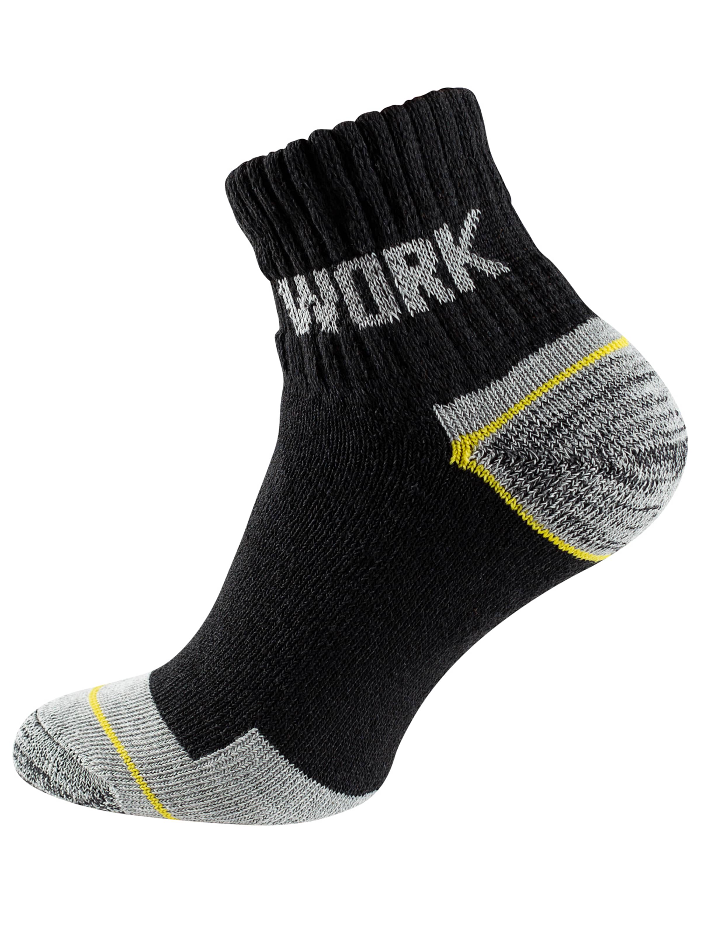 Cotton Prime Socks 'Work' in Black