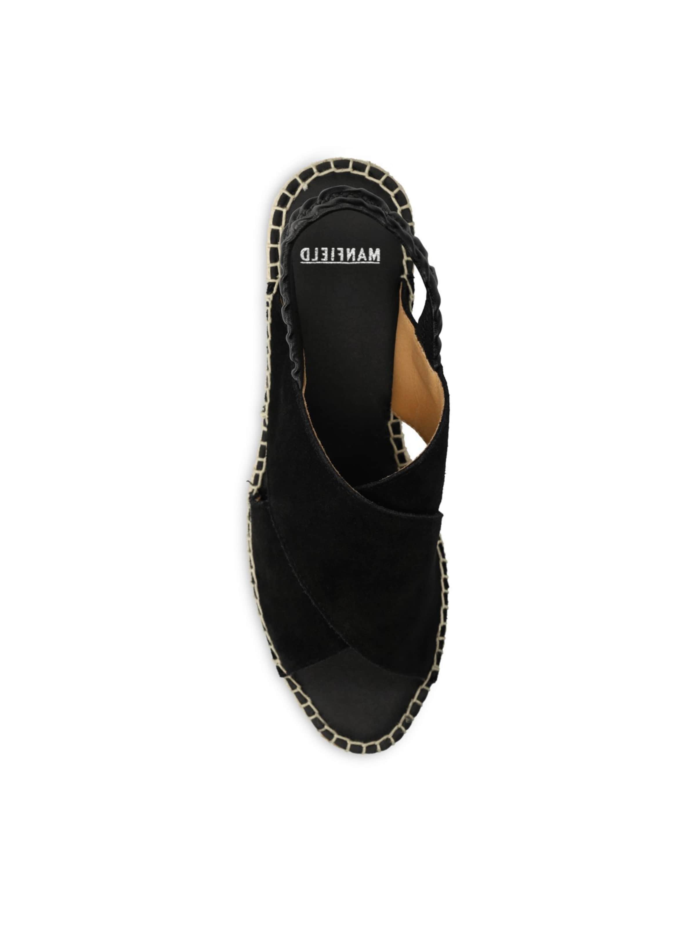 Sandales MANFIELD en noir