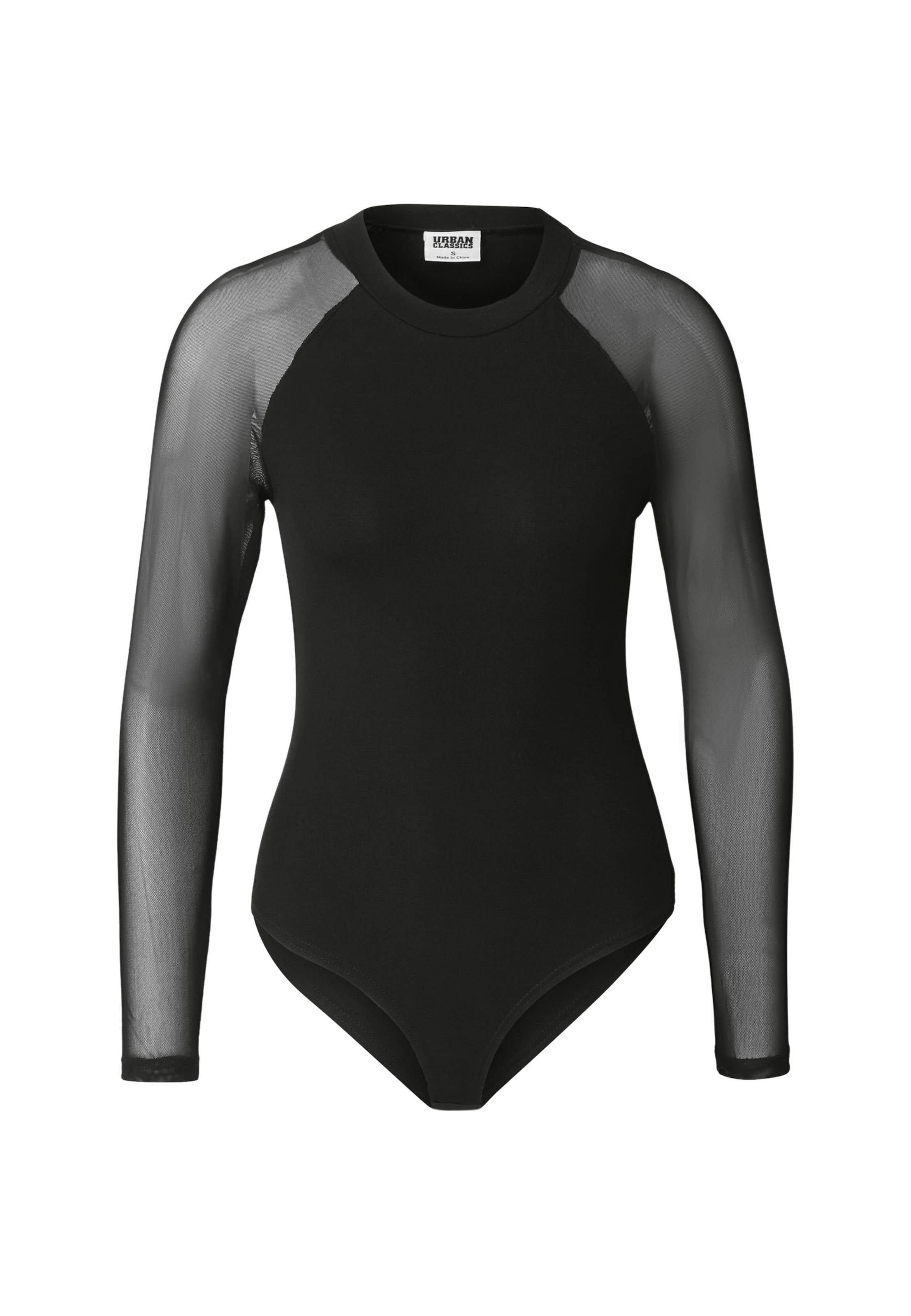 Estelou Shirt Bodysuit in Black: front