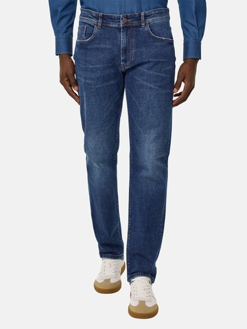 Boggi Milano Regular Jeans in Blauw: voorkant