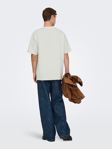 Only & Sons T-Shirt 'ONSKian' in Weiß