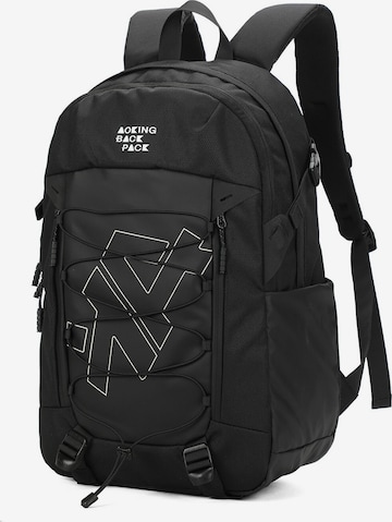Aoking Backpack in Black: front