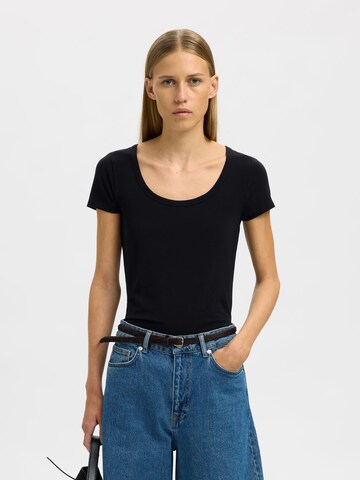 SELECTED Shirts i sort: forside