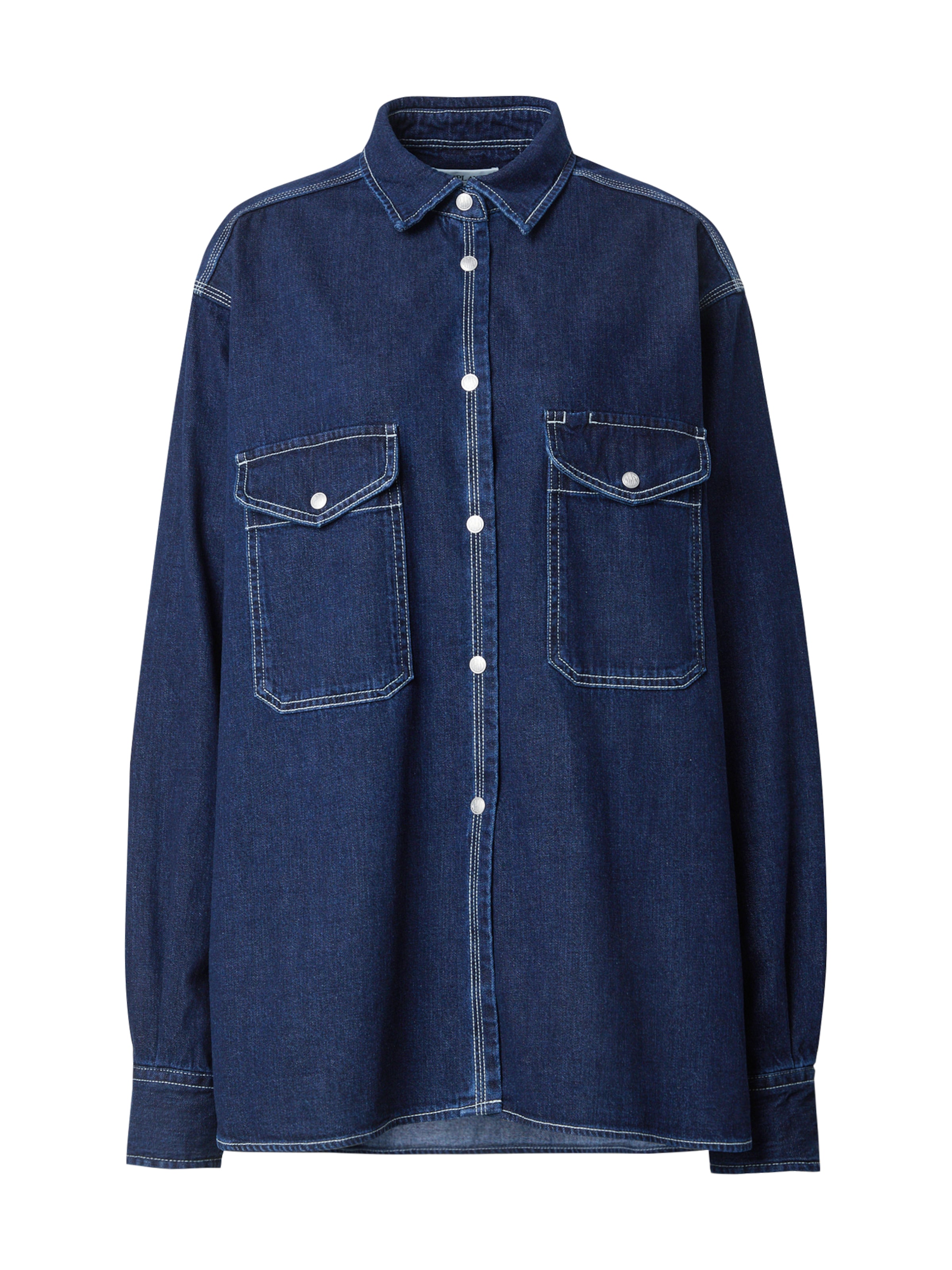 REPLAY Blúzka - Modrá: predná strana