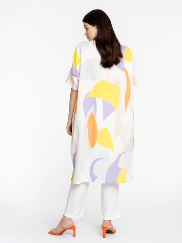 Yoek Dress ' Flowly ' in Mixed colors