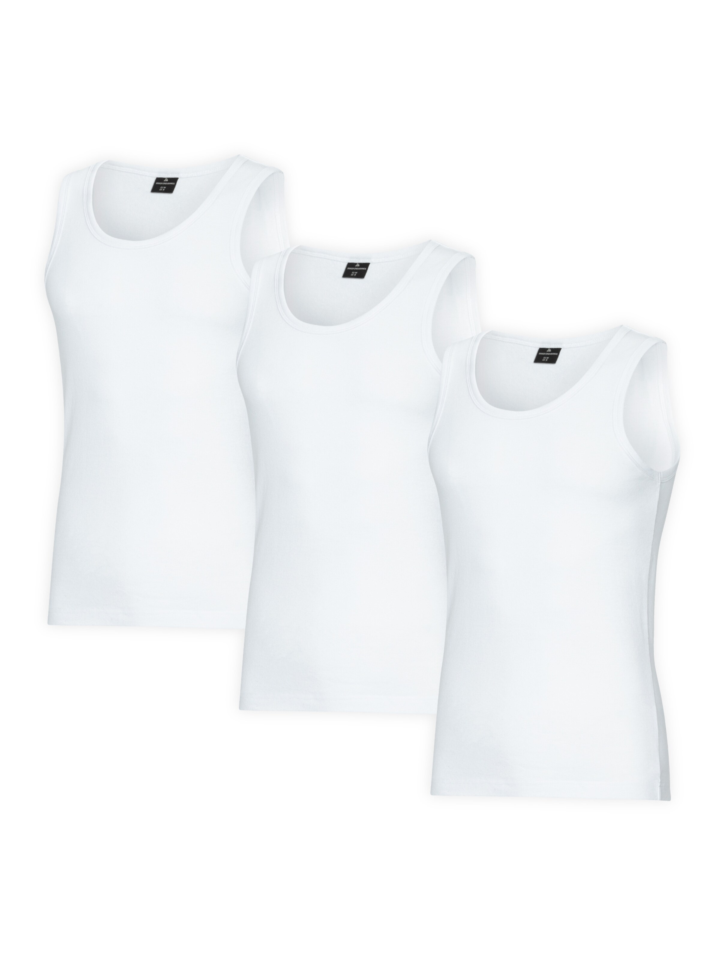 DANISH ENDURANCE Unterhemd 'Classic' in weiß, Produktansicht