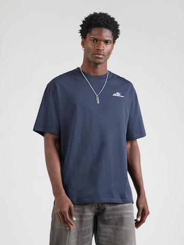 POMPEII T-shirt i blå