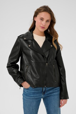 CULTURE Jacke  'CUatam' in Schwarz: Vorderseite