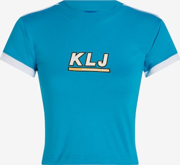 T-shirt KARL LAGERFELD JEANS en bleu : devant