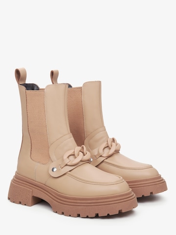Estro Chelsea boots '1210-03' in Beige