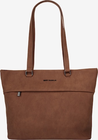 Cabas Betty Barclay en marron : devant