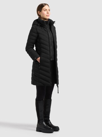 khujo Wintermantel 'Brigett' in Zwart