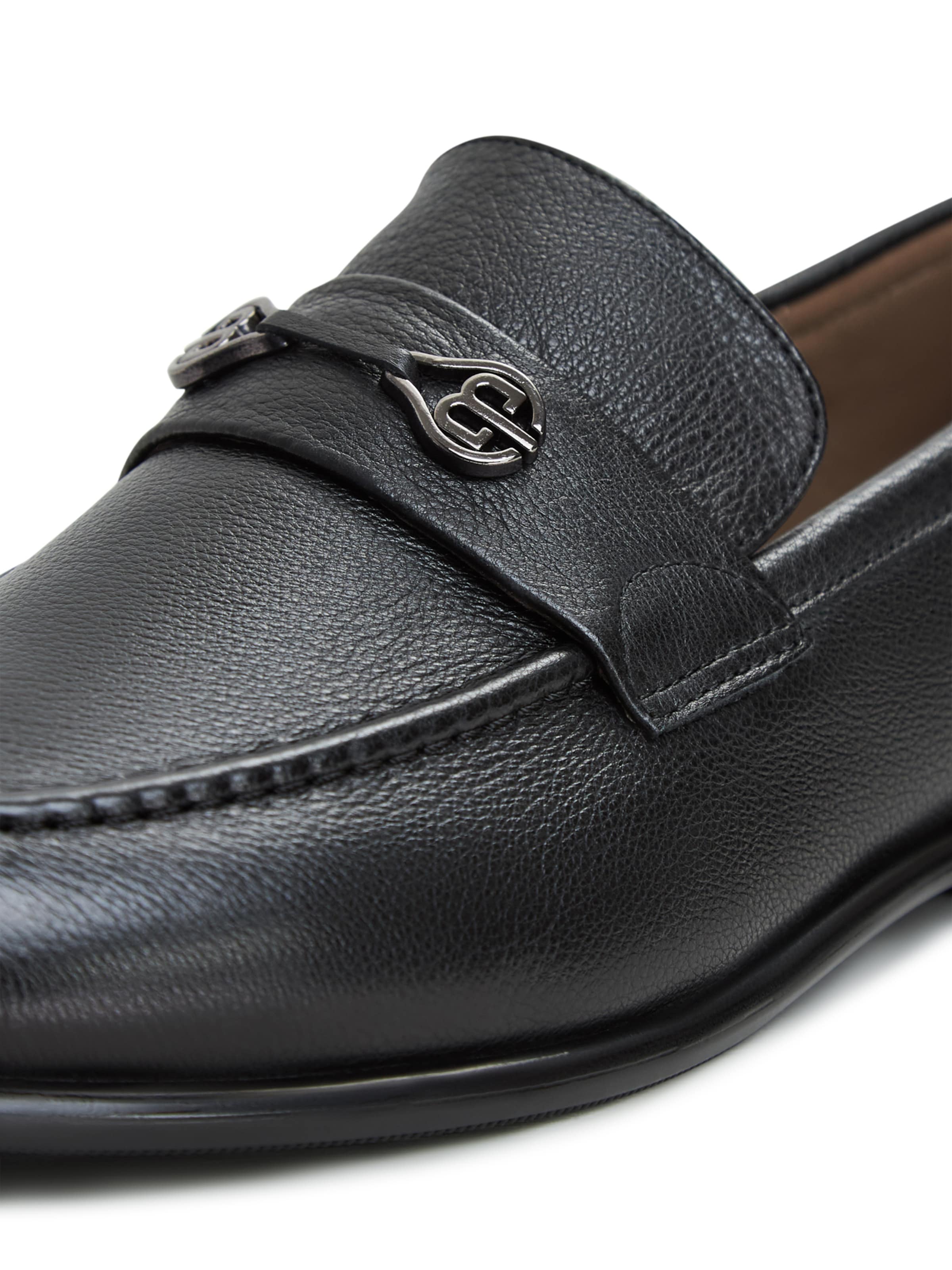 CESARE GASPARI Moccasin in Black