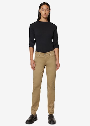 Marc O'Polo Slim fit Pants 'ALBY' in Beige