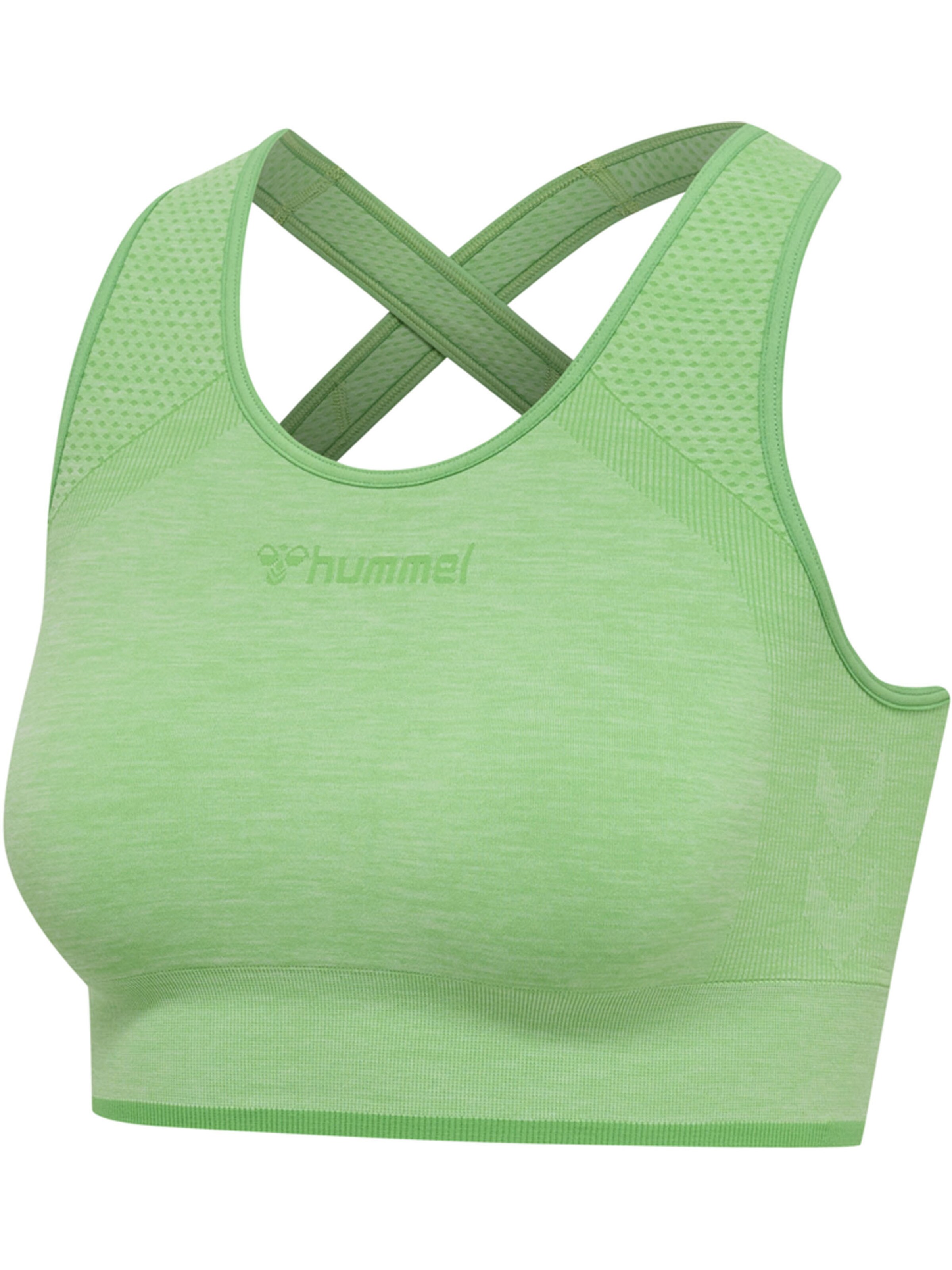 Hummel Bustier Sports-BH i grøn