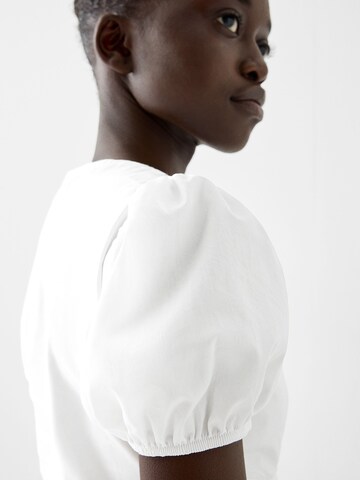 Bershka Bluse i hvid