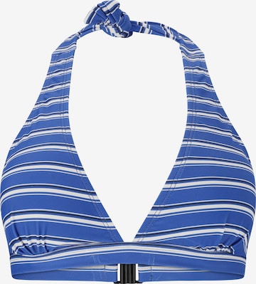 Cruz Sportbikinitop 'Pozzuoli' in Blau: Vorderseite