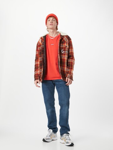 LEVI'S ® - Camisa 'SS Relaxed Baby Tab Tee' em vermelho