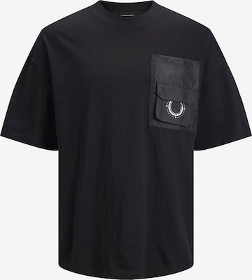 JACK & JONES Shirt in Black: front