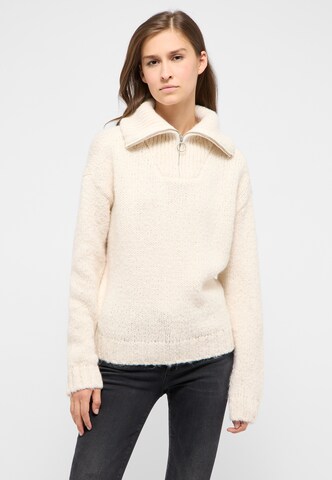 MUSTANG Pullover in Weiß: Vorderseite