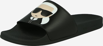 Karl Lagerfeld Papucs 'KONDO' - fekete: elől