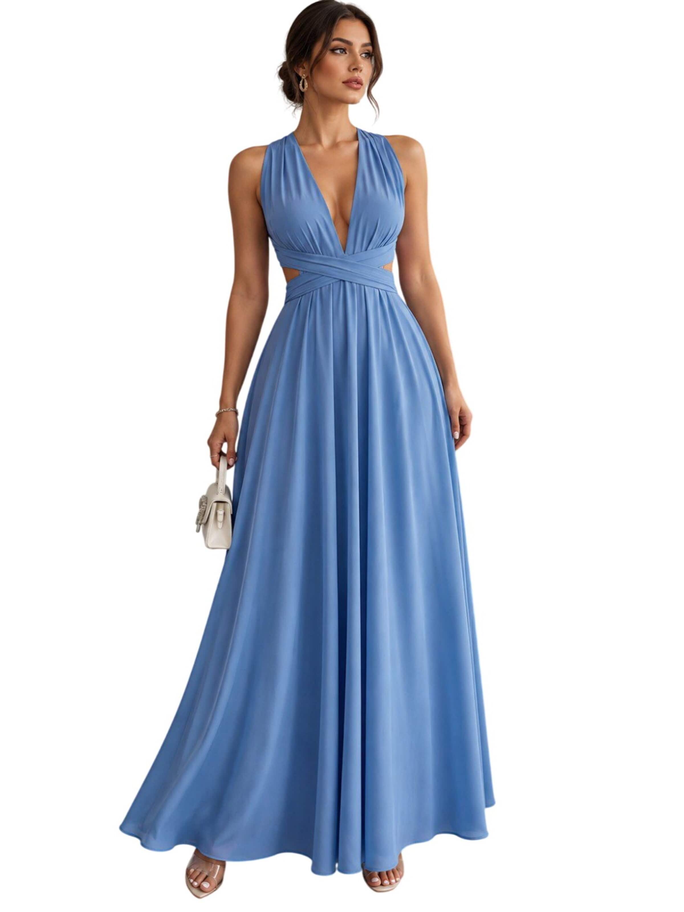 Ocoza Dress in Blue
