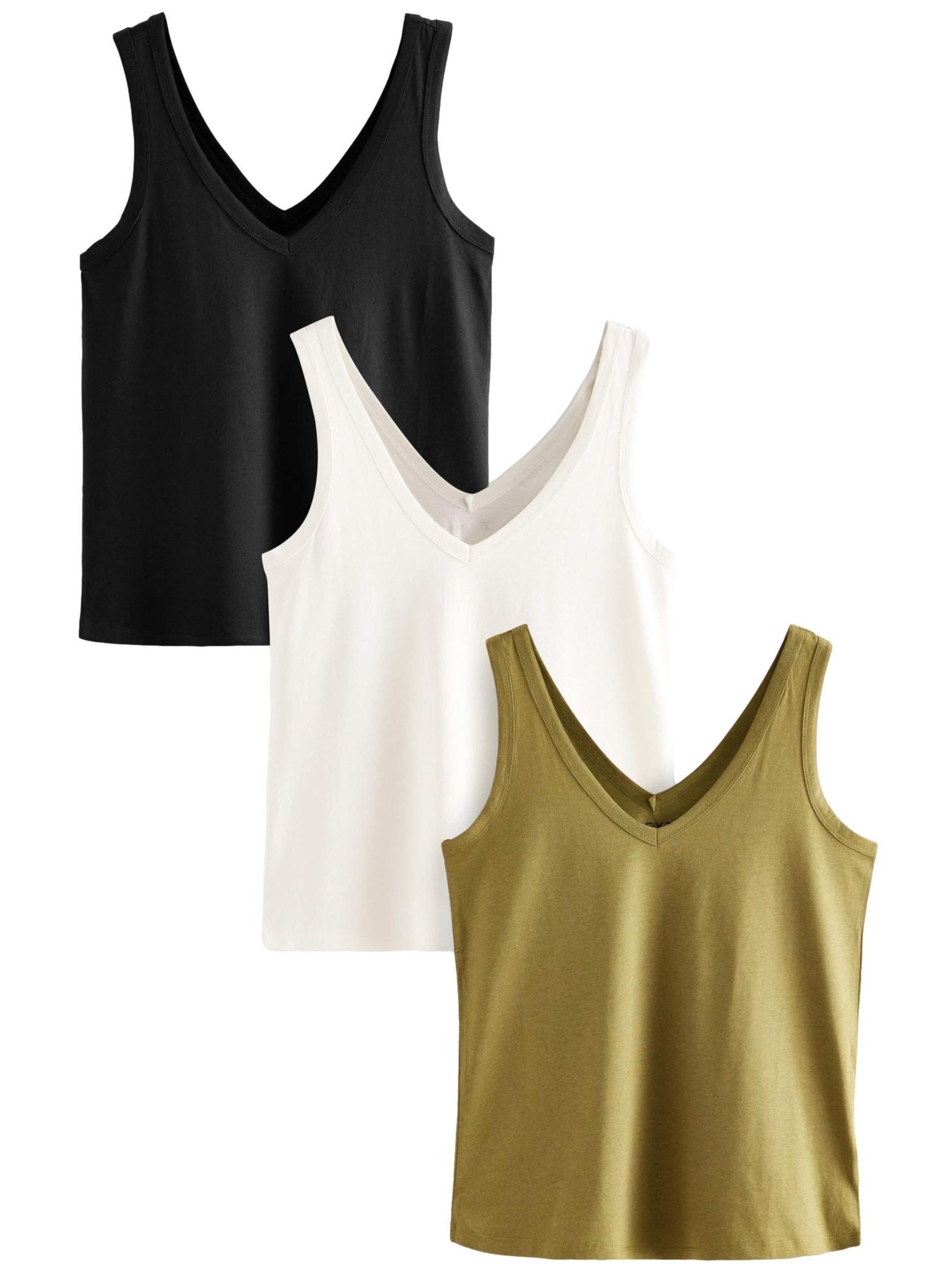 Next Top '3er-Pack' - kaki / čierna / biela, Produkt