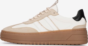 PS Poelman Sneakers laag 'Anemone' in Beige: voorkant
