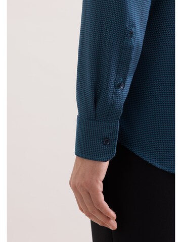 Coupe regular Chemise business 'Classic Essentials' SEIDENSTICKER en bleu