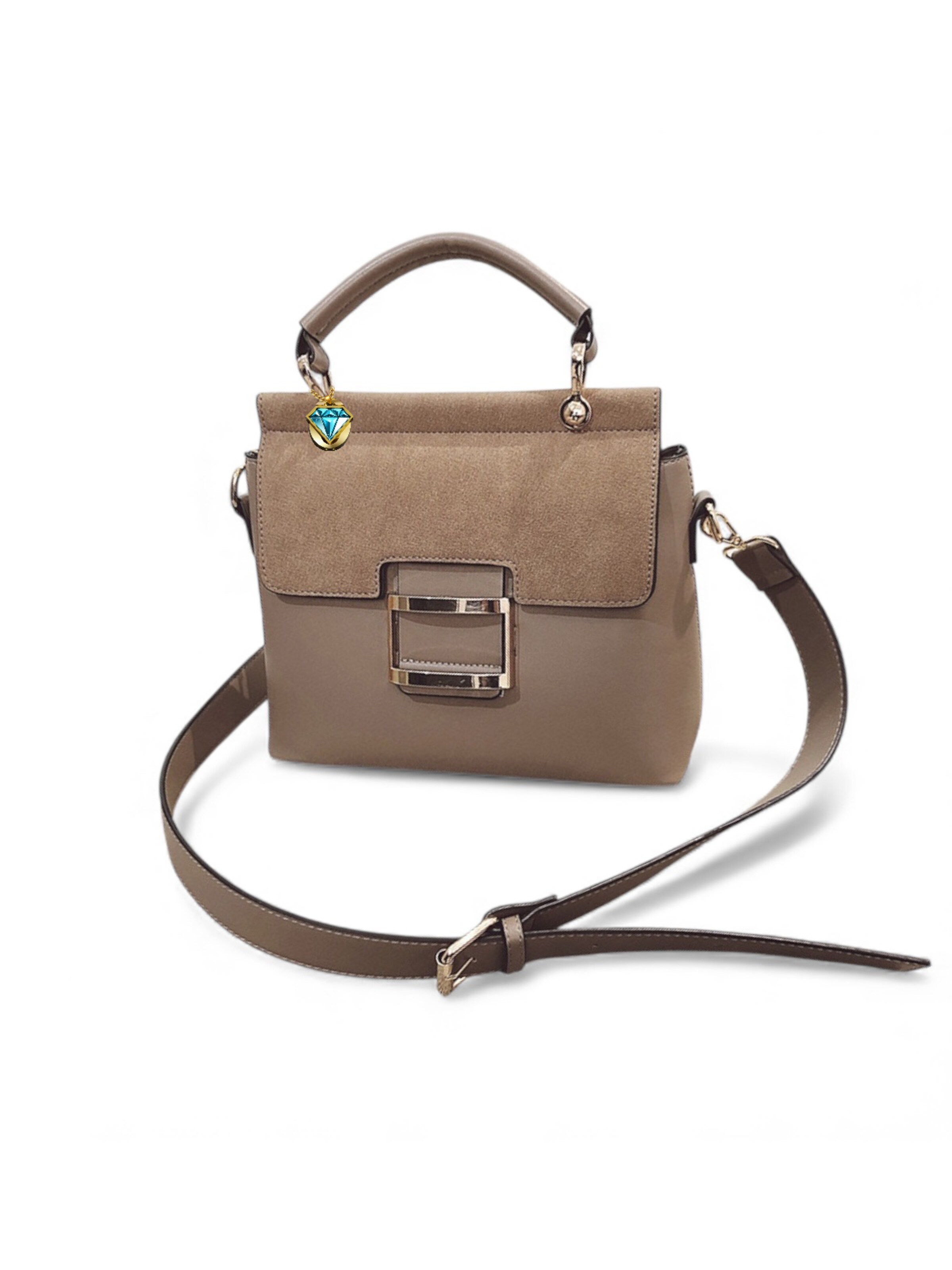 Elegon Handbag 'Model United Arab Emirates' in Grey: front