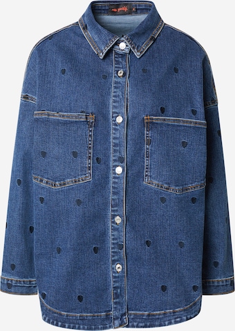 mėlyna miss goodlife Palaidinė 'Hearts': priekis