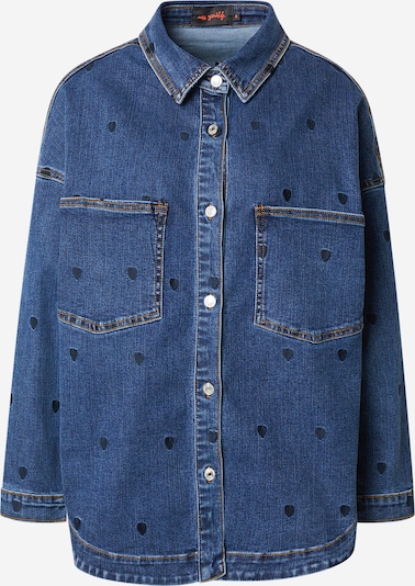 miss goodlife Bluza 'Hearts' u mornarsko plava / plavi traper, Pregled proizvoda