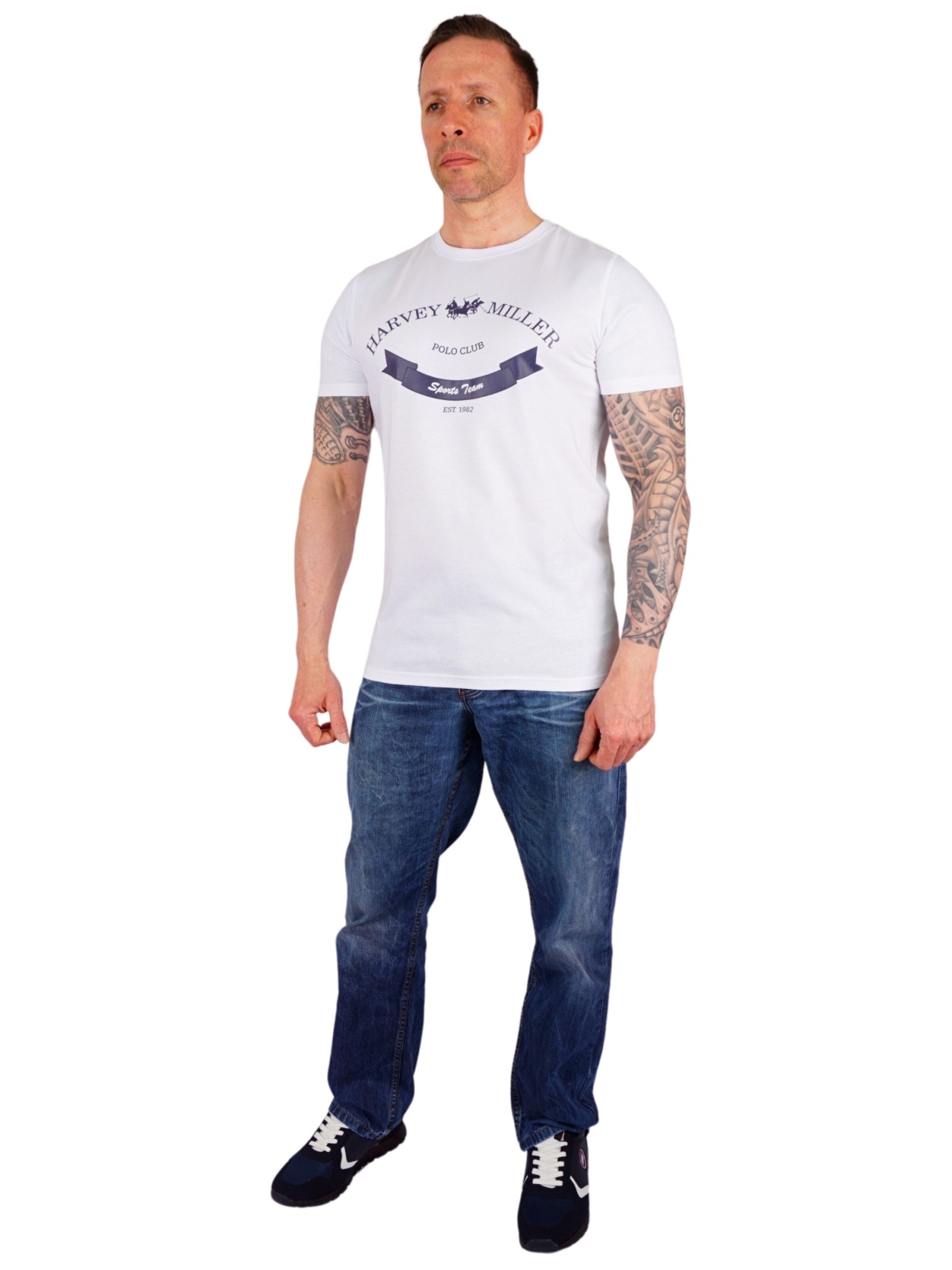 HARVEY MILLER Bluser & t-shirts i hvid