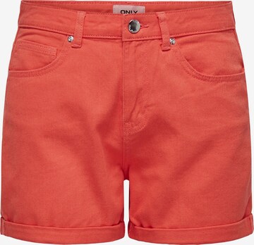 regular Pantaloni 'Joan' di ONLY in arancione: frontale